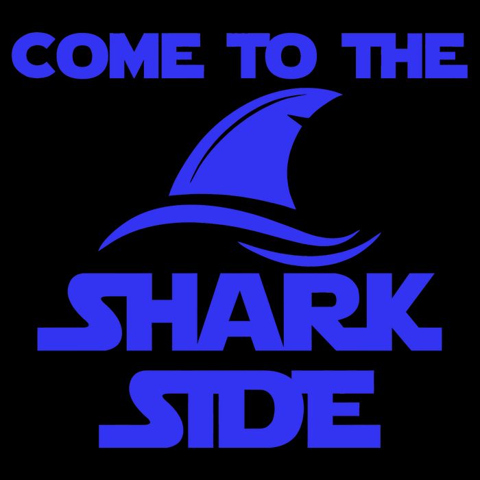 Come To The Shark Side Funny Backpack