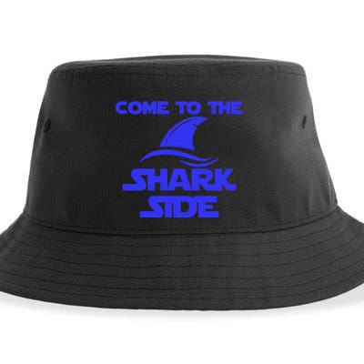 Come To The Shark Side Funny Sustainable Bucket Hat