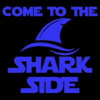 Come To The Shark Side Funny 7-Panel Snapback Hat