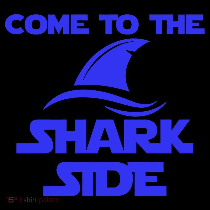 Come To The Shark Side Funny 7-Panel Snapback Hat