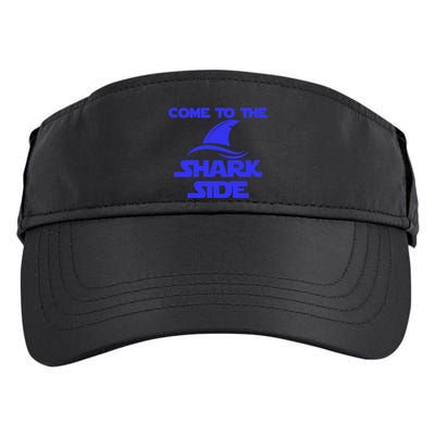 Come To The Shark Side Funny Adult Drive Performance Visor
