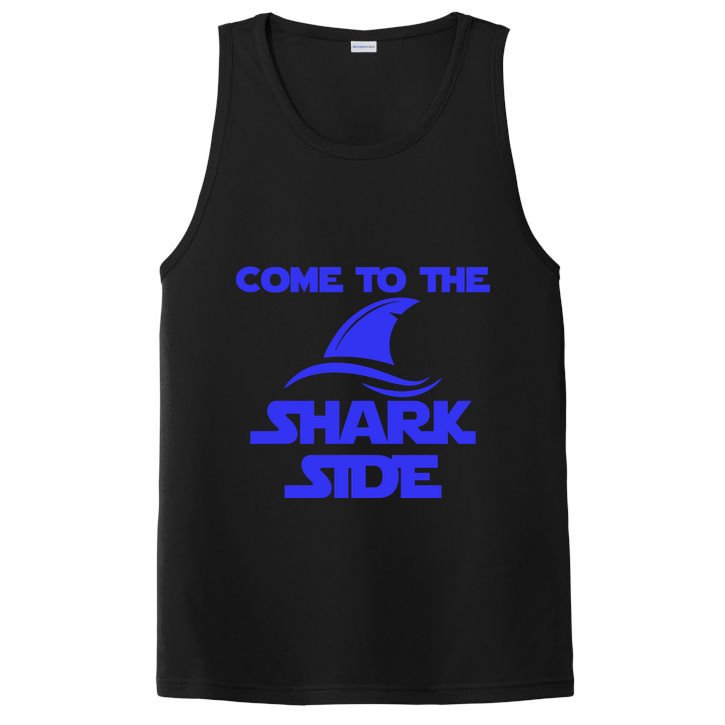 Come To The Shark Side Funny PosiCharge Competitor Tank