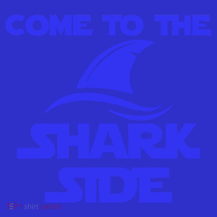 Come To The Shark Side Funny Sustainable Knit Beanie