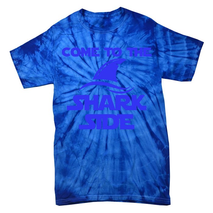 Come To The Shark Side Funny Tie-Dye T-Shirt