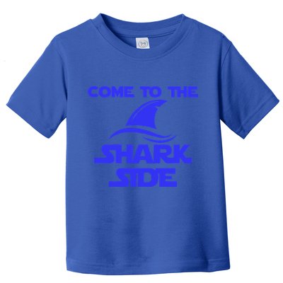 Come To The Shark Side Funny Toddler T-Shirt