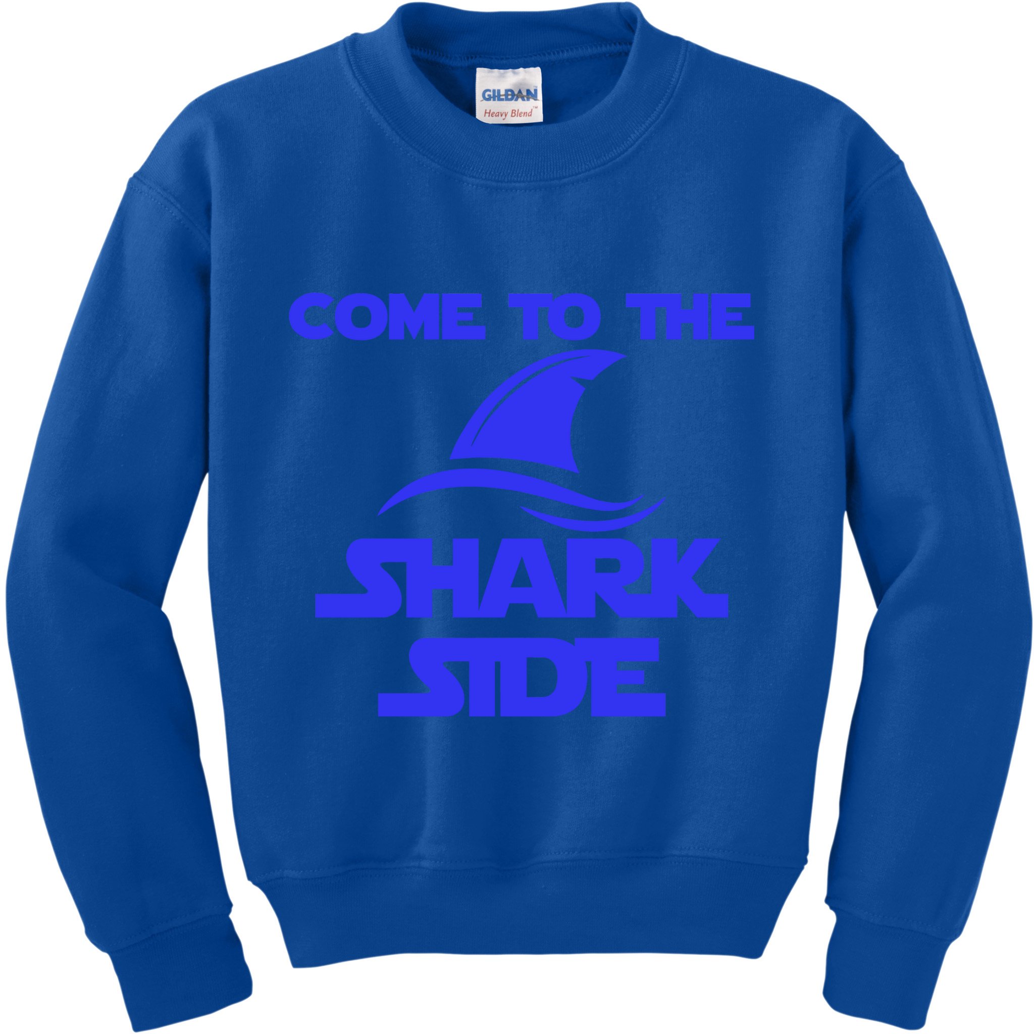 Come To The Shark Side Funny Kids Sweatshirt