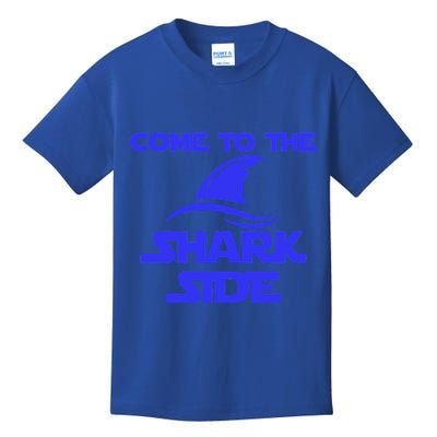 Come To The Shark Side Funny Kids T-Shirt