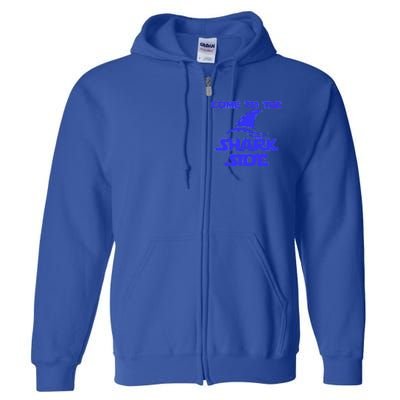 Come To The Shark Side Funny Full Zip Hoodie