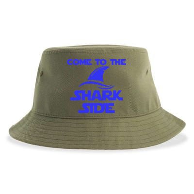 Come To The Shark Side Funny Sustainable Bucket Hat