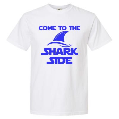 Come To The Shark Side Funny Garment-Dyed Heavyweight T-Shirt