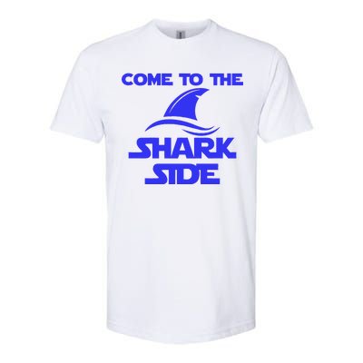 Come To The Shark Side Funny Softstyle® CVC T-Shirt