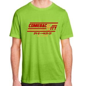 Comeback City Kansas City Football Adult ChromaSoft Performance T-Shirt