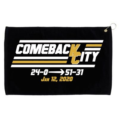 Comeback City Kansas City Football Grommeted Golf Towel