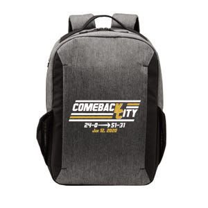 Comeback City Kansas City Football Vector Backpack