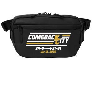 Comeback City Kansas City Football Crossbody Pack