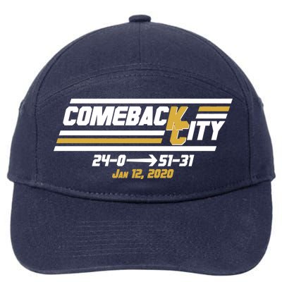 Comeback City Kansas City Football 7-Panel Snapback Hat