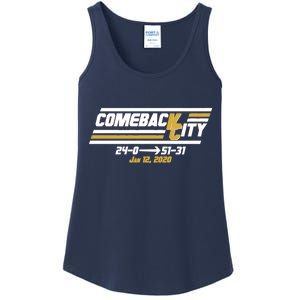 Comeback City Kansas City Football Ladies Essential Tank