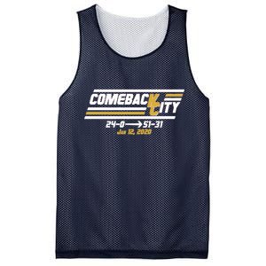 Comeback City Kansas City Football Mesh Reversible Basketball Jersey Tank