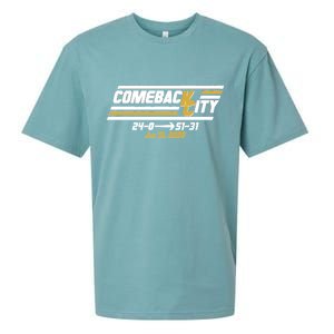 Comeback City Kansas City Football Sueded Cloud Jersey T-Shirt