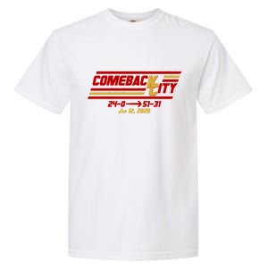 Comeback City Kansas City Football Garment-Dyed Heavyweight T-Shirt