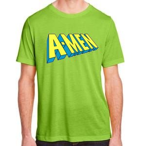 Comic Superhero Styled A-MEN  Adult ChromaSoft Performance T-Shirt