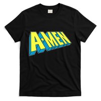 Comic Superhero Styled A-MEN  T-Shirt