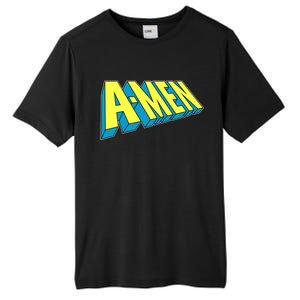 Comic Superhero Styled A-MEN  Tall Fusion ChromaSoft Performance T-Shirt