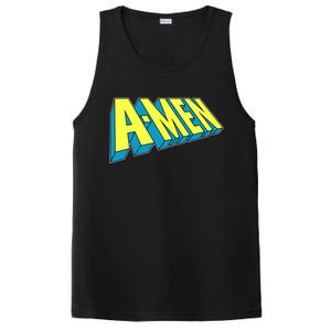 Comic Superhero Styled A-MEN  PosiCharge Competitor Tank