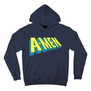 Comic Superhero Styled A-MEN  Hoodie