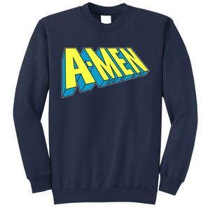 Comic Superhero Styled A-MEN  Sweatshirt