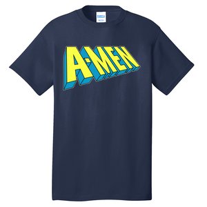 Comic Superhero Styled A-MEN  Tall T-Shirt