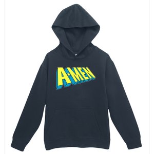 Comic Superhero Styled A-MEN  Urban Pullover Hoodie