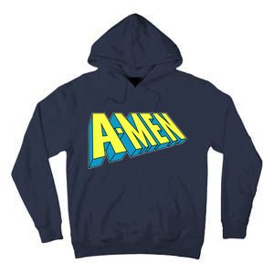 Comic Superhero Styled A-MEN  Tall Hoodie