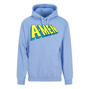 Comic Superhero Styled A-MEN  Unisex Surf Hoodie