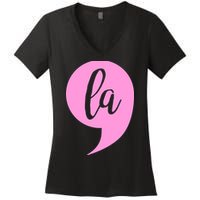 Comma La Kamala Harris Vote 2020 Election Women's V-Neck T-Shirt