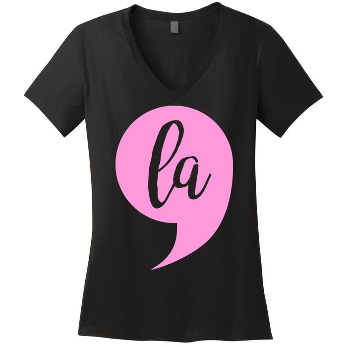 Comma La Kamala Harris Vote 2020 Election Women's V-Neck T-Shirt