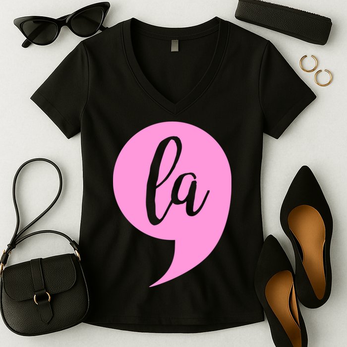 Comma La Kamala Harris Vote 2020 Election Women's V-Neck T-Shirt