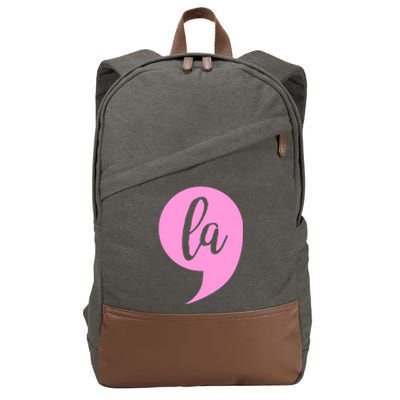 Comma La Kamala Harris Vote 2020 Election Cotton Canvas Backpack