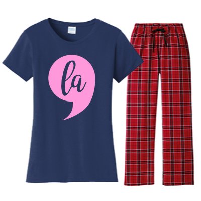 Comma La Kamala Harris Vote 2020 Election Women's Flannel Pajama Set