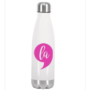 Comma La Kamala Harris Vote 2020 Election Stainless Steel Insulated Water Bottle