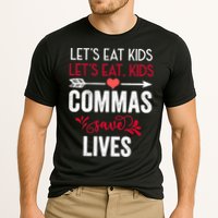 Commas Save Lives Funny Cooling Performance Crew T-Shirt
