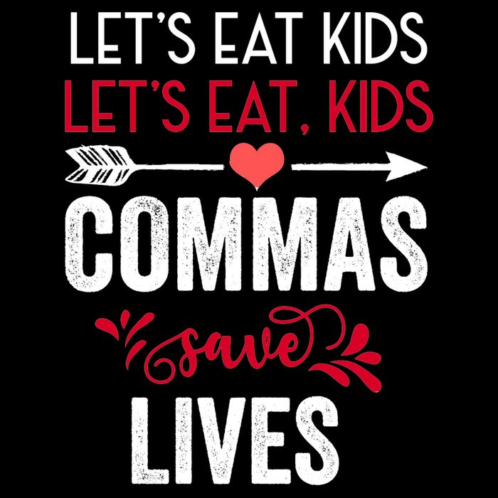 Commas Save Lives Funny 16 in Basic Backpack