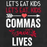 Commas Save Lives Funny 25L Jumbo Tote