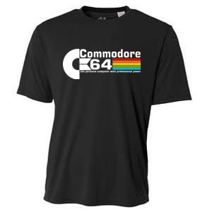 Commodore 64 Retro Computer Cooling Performance Crew T-Shirt