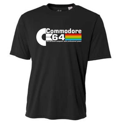 Commodore 64 Retro Computer Cooling Performance Crew T-Shirt