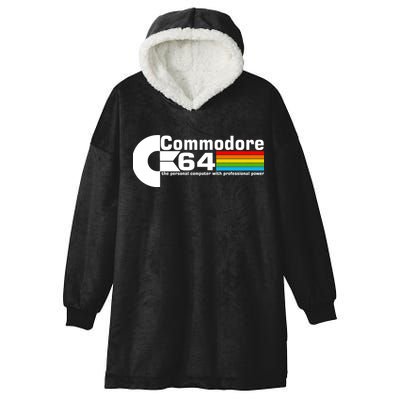Commodore 64 Retro Computer Hooded Wearable Blanket