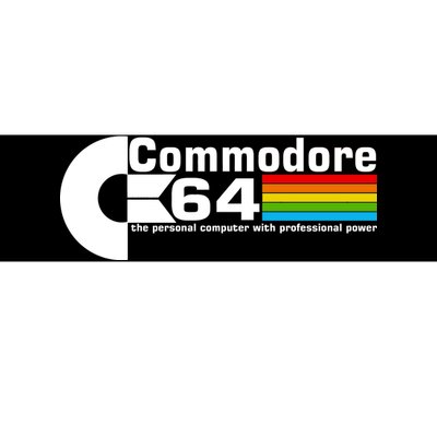 Commodore 64 Retro Computer Bumper Sticker