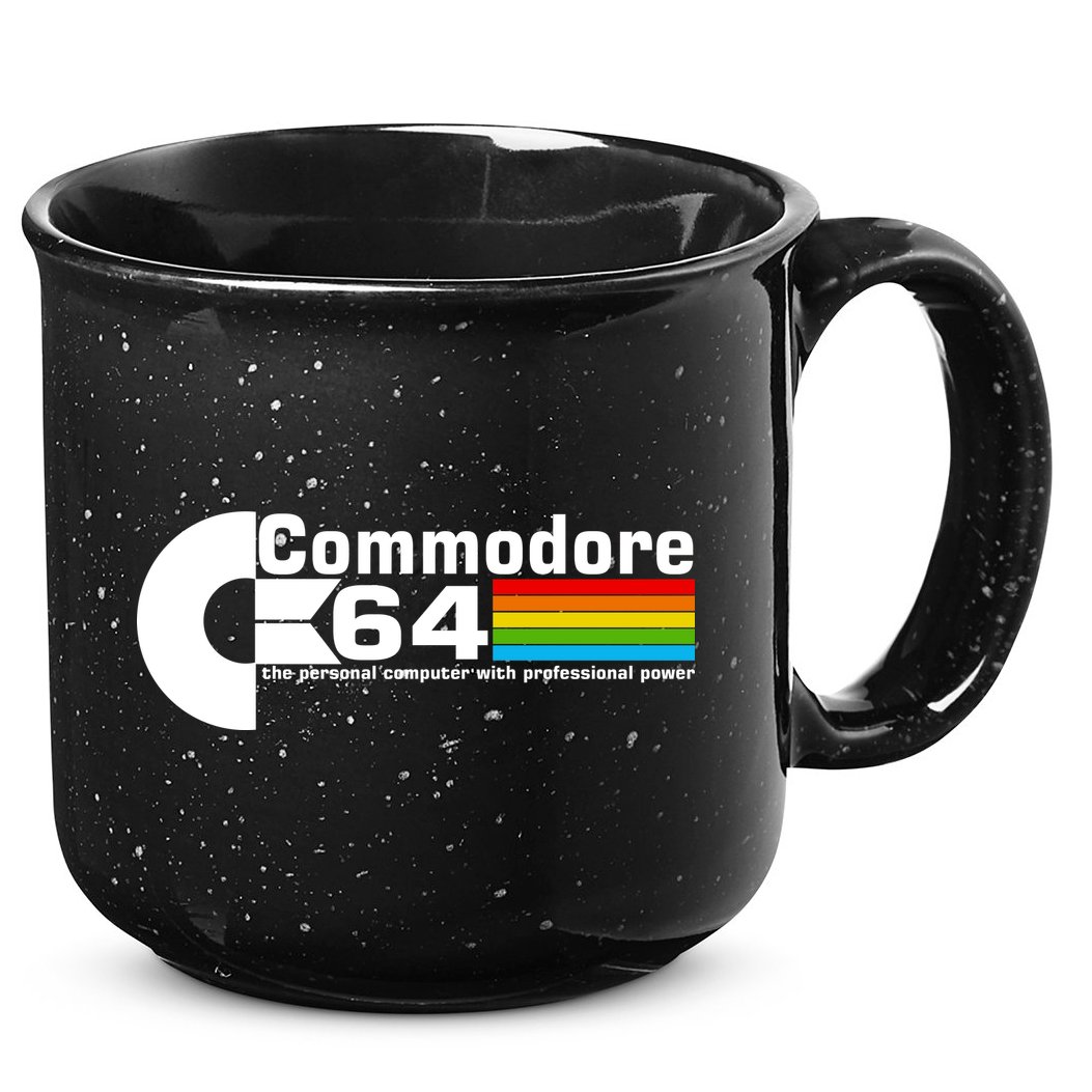 Commodore 64 Retro Computer 15oz Campfire Ceramic Mug