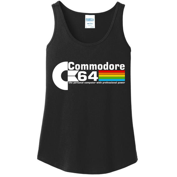 Commodore 64 Retro Computer Ladies Essential Tank