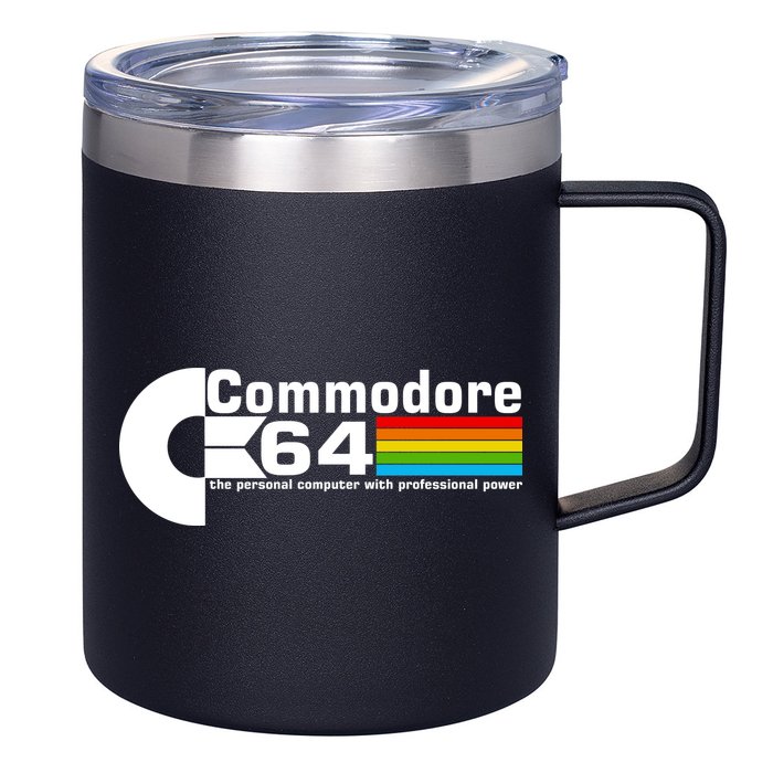 Commodore 64 Retro Computer 12oz Stainless Steel Coffee Mug